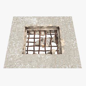 Concrete Hole 3D model