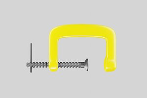 3D Clamp Yellow repair tool