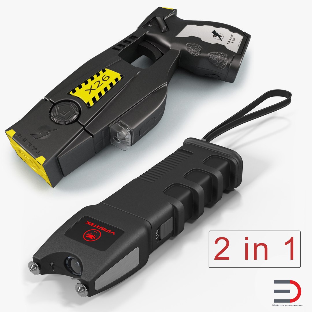 Electrical Weapons Collection 3D model preview
