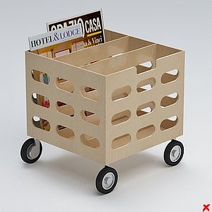 3ds max magazine rack