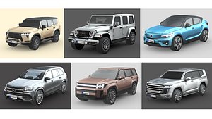 Low-Poly Car Pack 001 - SUV