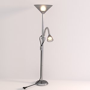3d model standing room lamp interior