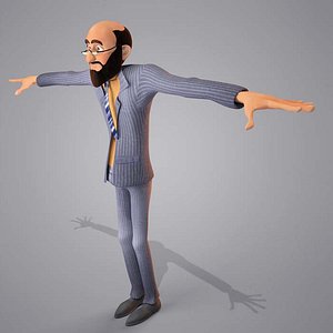 Cartoon Egypt Man
