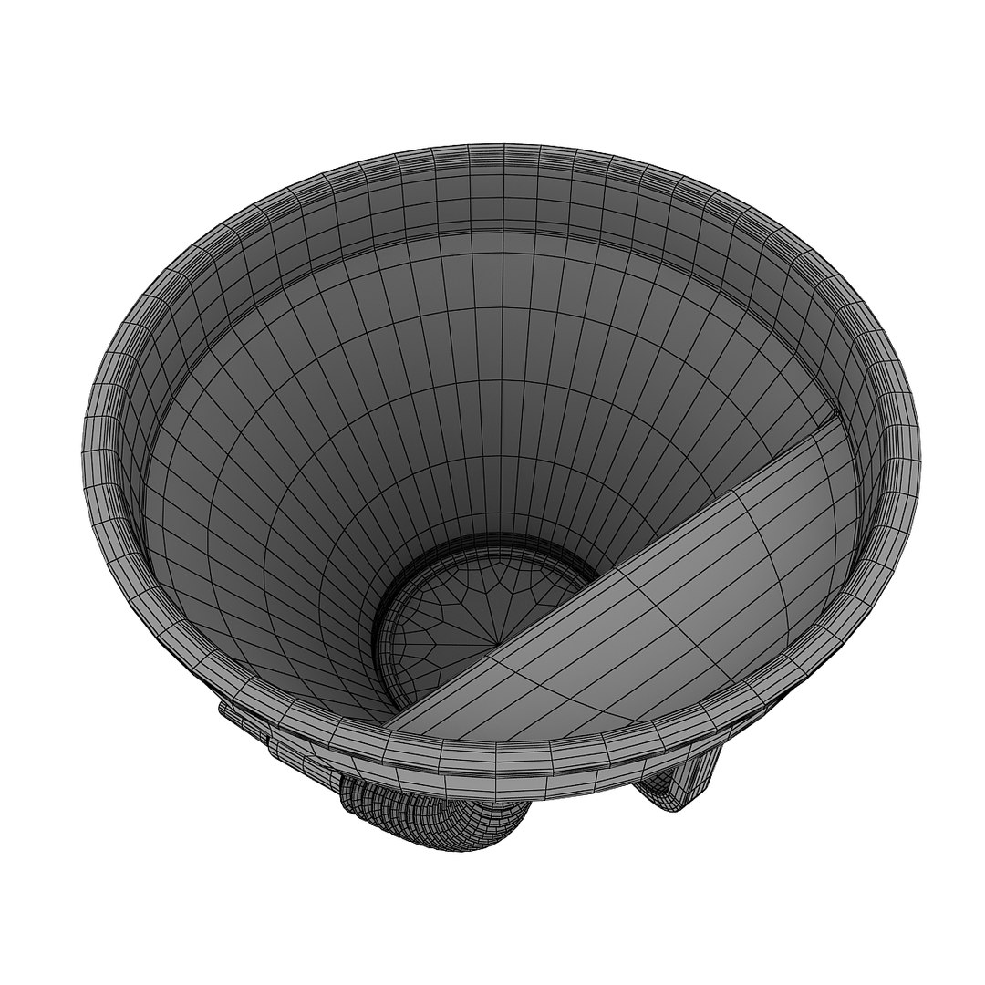 3d Model Automotive Funnel