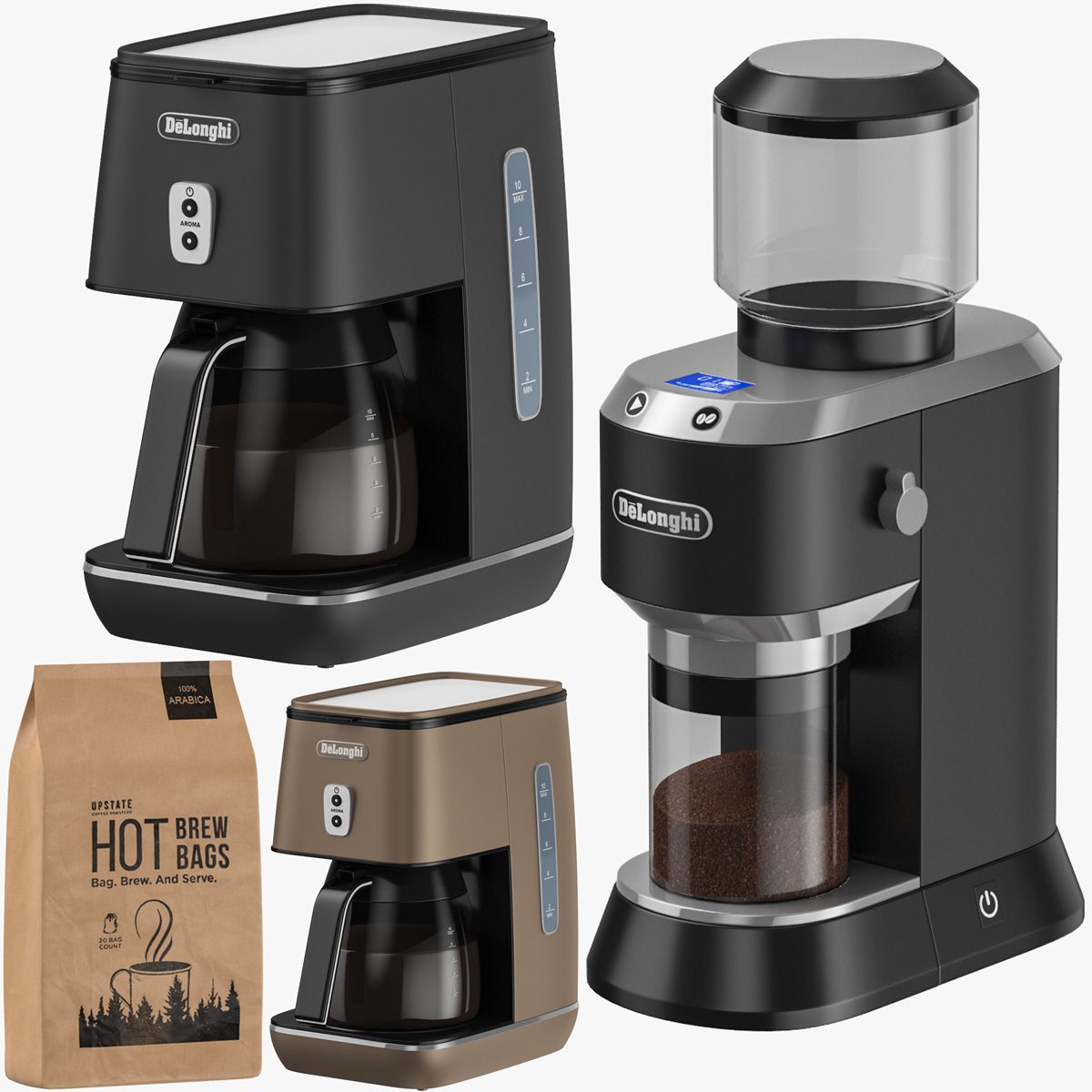 Coffee Maker And Grinder Collection 3D TurboSquid 1839752