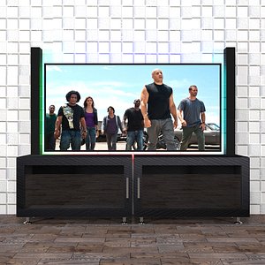 Furniture for TV 3D model