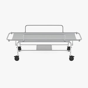 trolley hospital 3D model