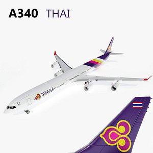 Airbus A340 Airliner Thai Airways