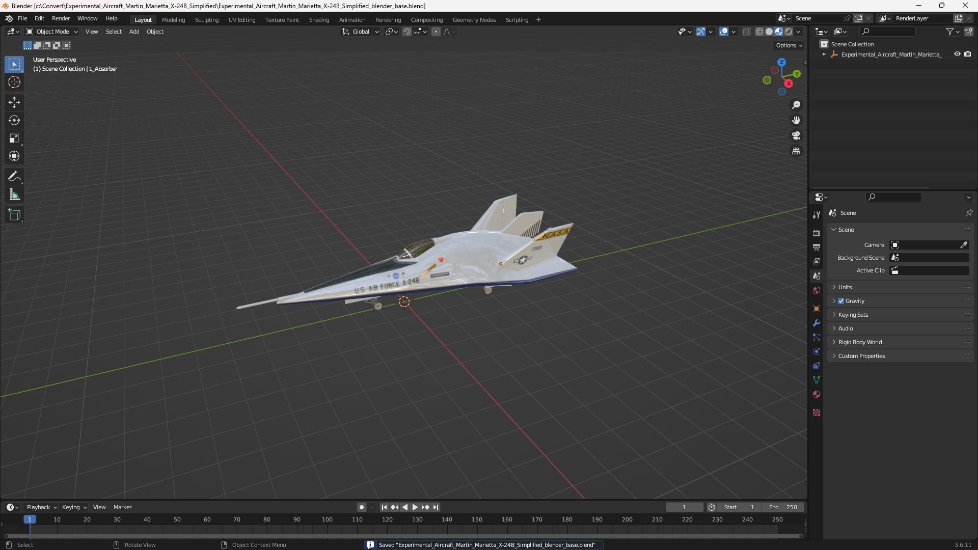Experimental Aircraft Martin Marietta X-24B Simplified 3D model https://p.turbosquid.com/ts-thumb/C8/NR5KDf/fF/experimental_aircraft_martin_marietta_x24b_simplified_1001/jpg/1762933402/1920x1080/fit_q87/a08acc2a65b73f0705aafdca5e9ed49acb175078/experimental_aircraft_martin_marietta_x24b_simplified_1001.jpg