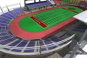 football stadium 3d max