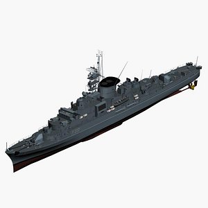 battleship bismarck ww2 german 3d max