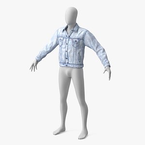 Trucker Jeans Jacket Levis for Men Buttoned-up
