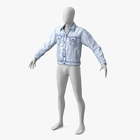 Trucker Jeans Jacket Levis for Men Buttoned-up