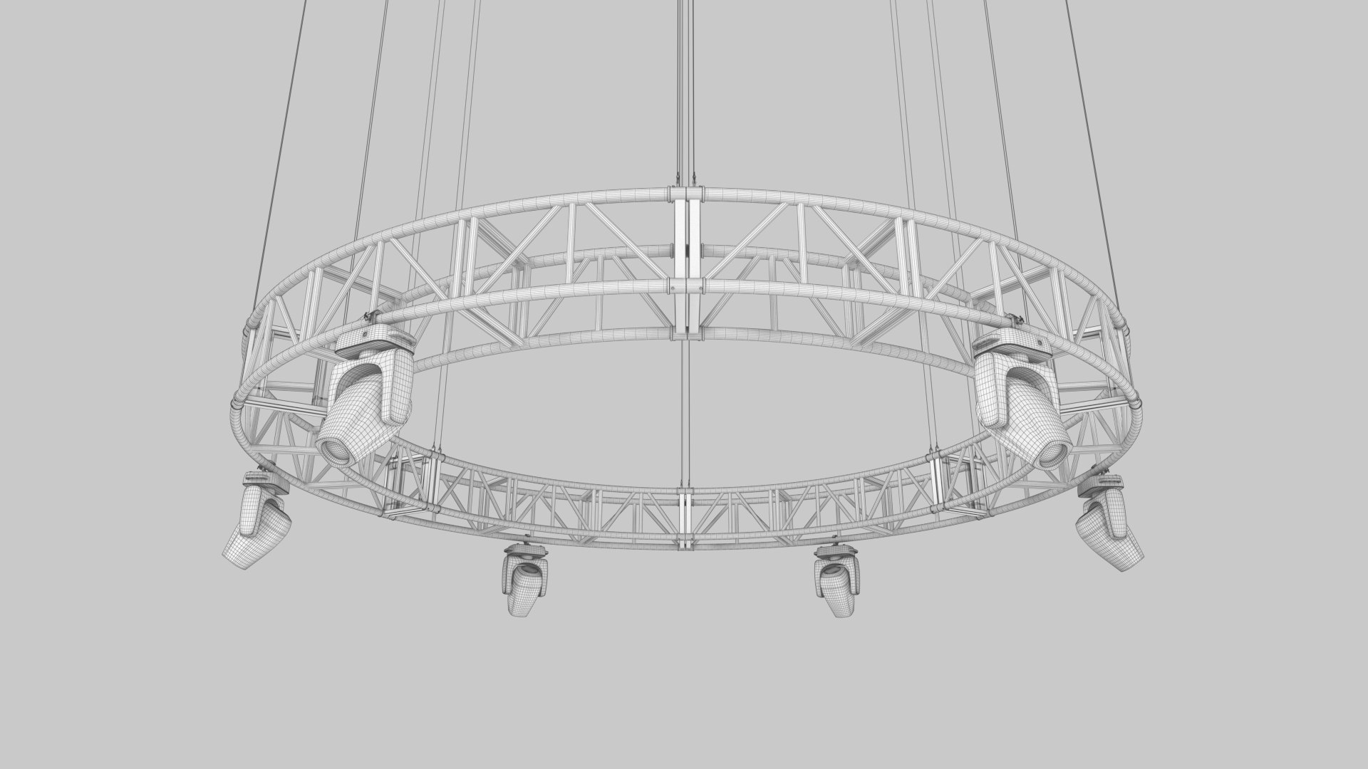 3D Circular Truss Stage Lighting Studio 2 - TurboSquid 2316525