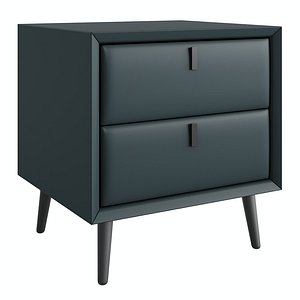 3D Litfad - Rectangular Solid Wood Nightstands
