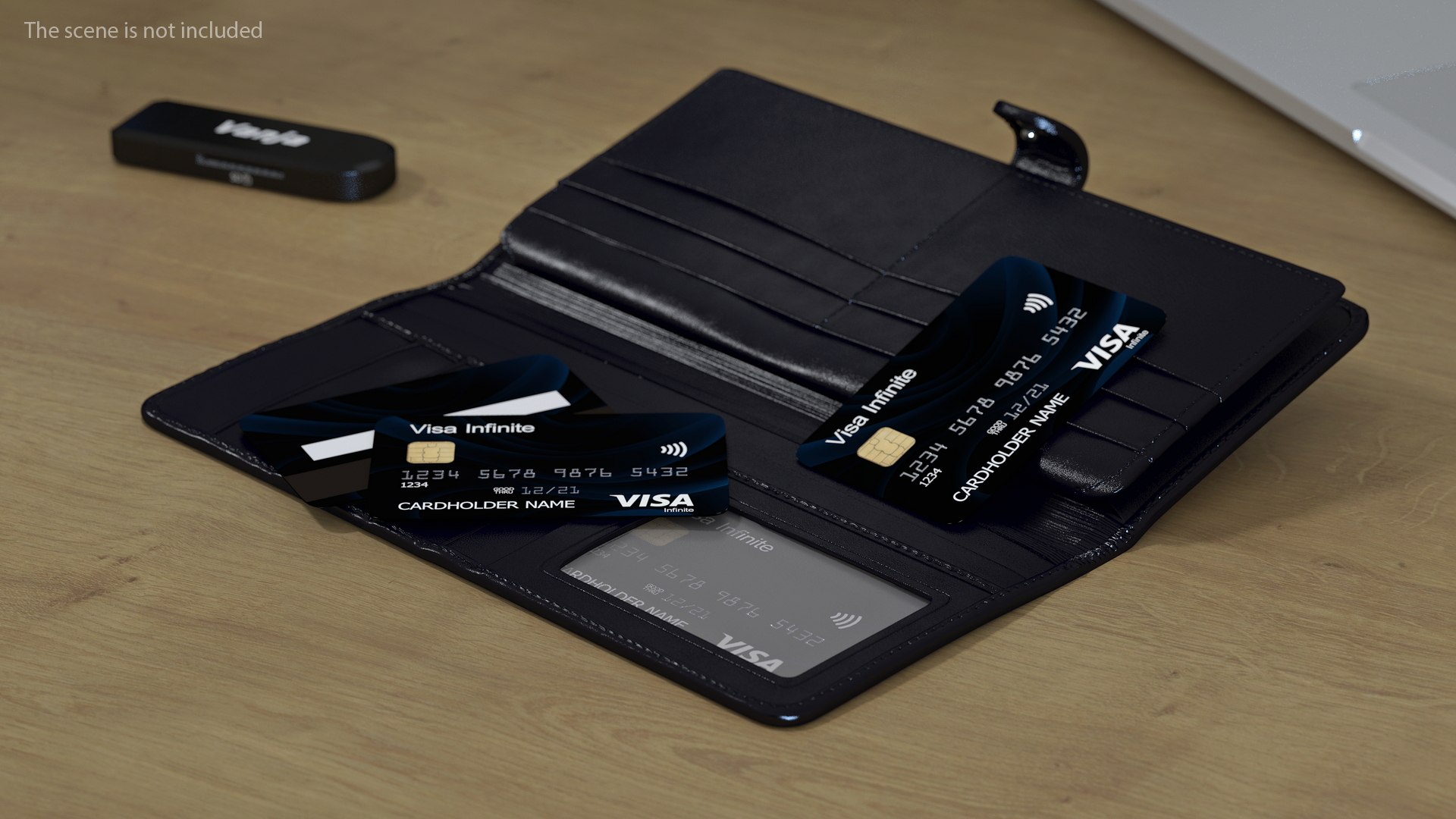 Visa Infinite Credit Card Model TurboSquid 2046423   Visainfinitecreditcard3dmodel002 