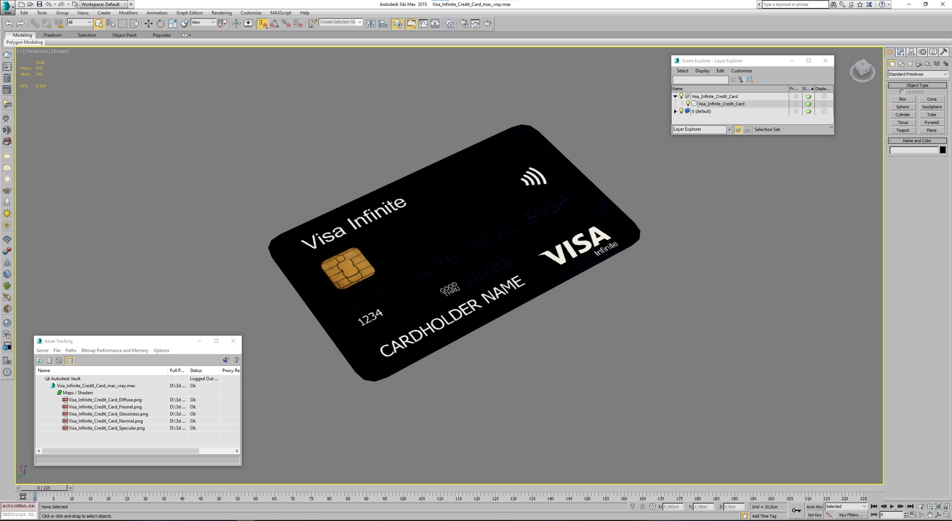 Visa Infinite Credit Card Model TurboSquid 2046423   Visainfinitecreditcard3dmodel011 