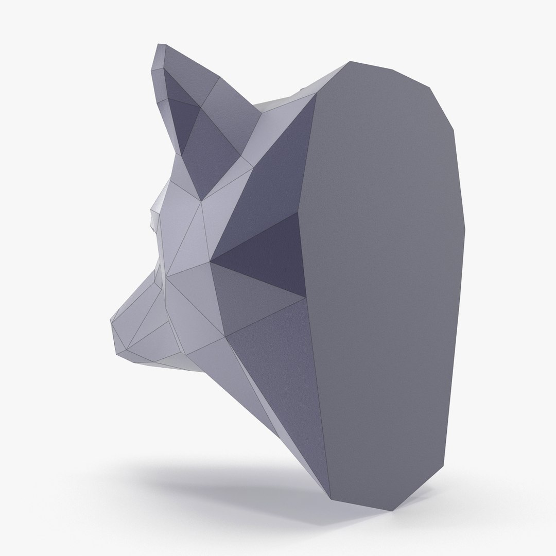 Paper Wolf 3d Max