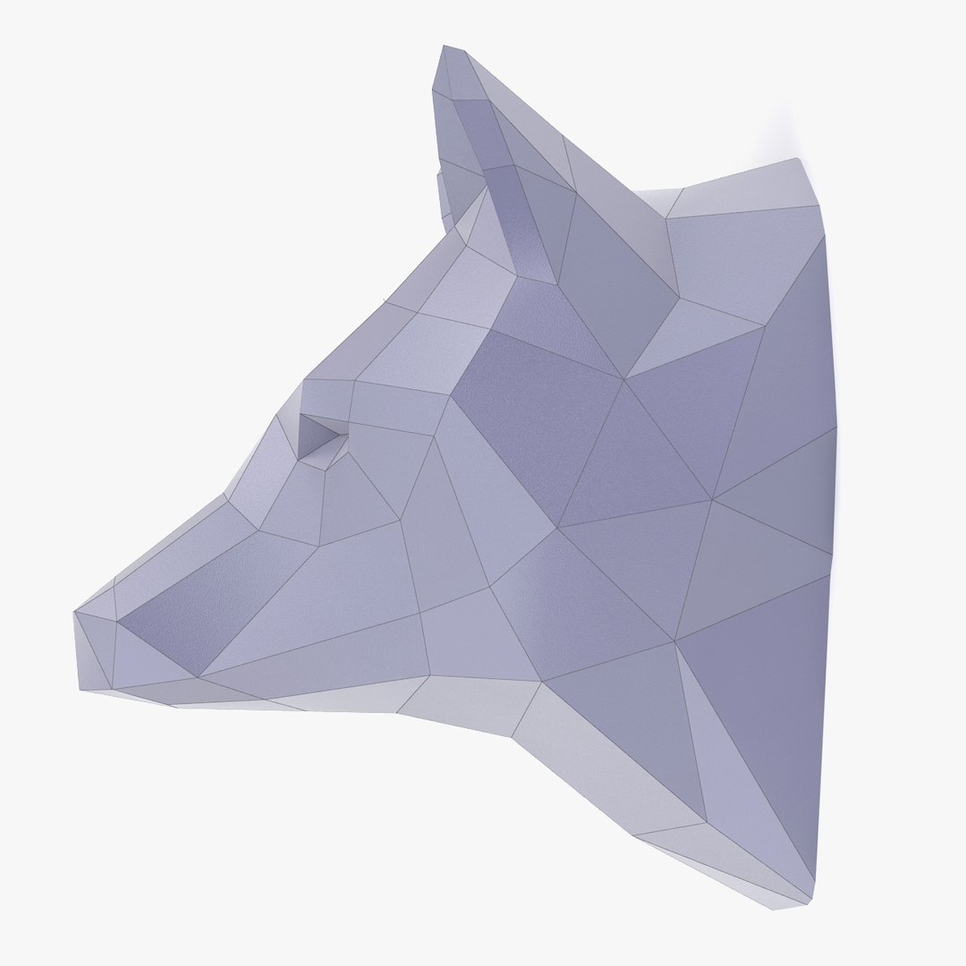 Paper Wolf 3d Max