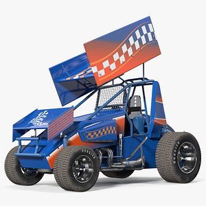 Winged American Sprint Car