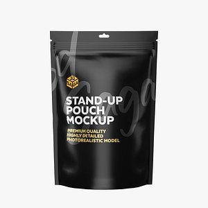 3D Standup Pouch 2 model