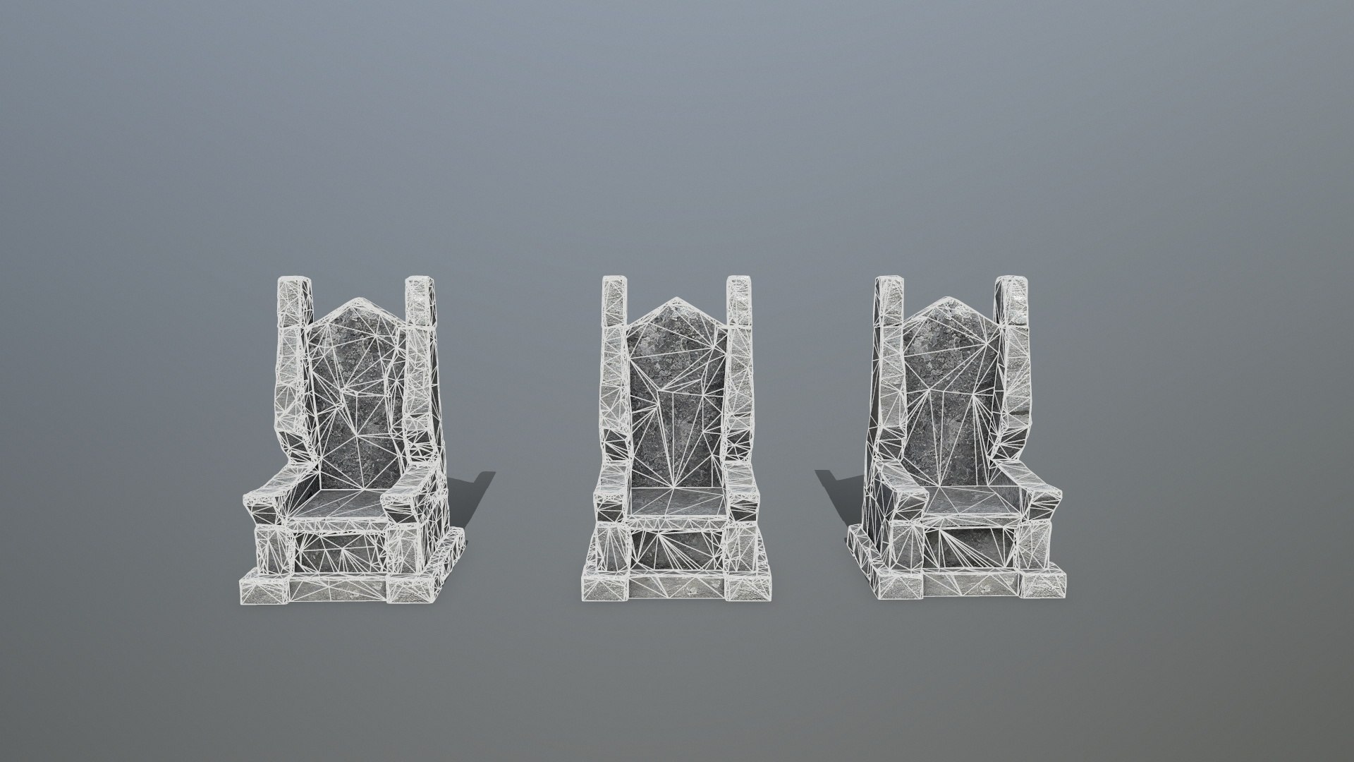 3D Stone Throne Model - TurboSquid 2273354