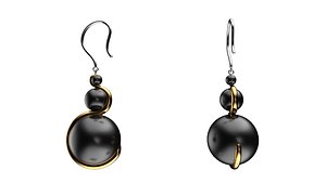 3D earring model