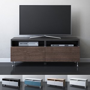 3D ikea besta tv unit