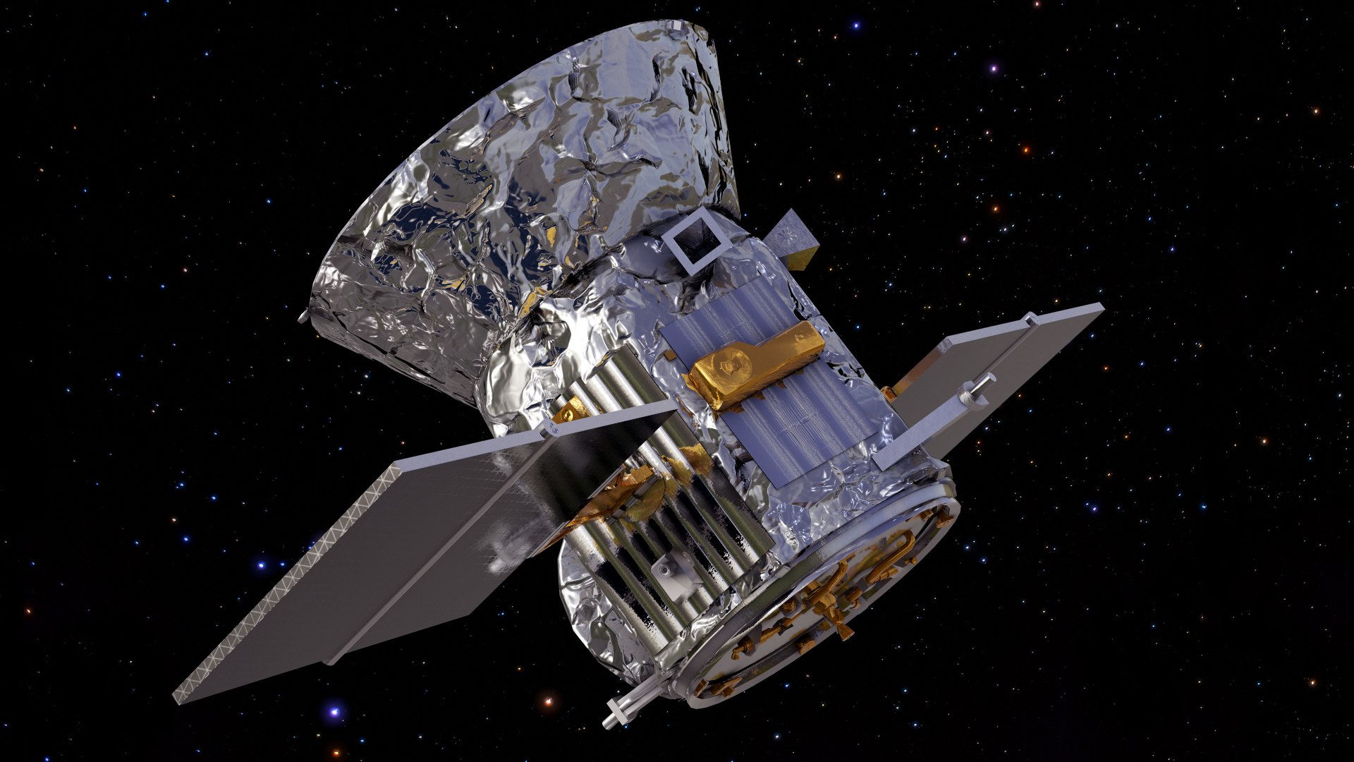 Transiting Exoplanet Survey Satellite 3D Model - TurboSquid 1505338