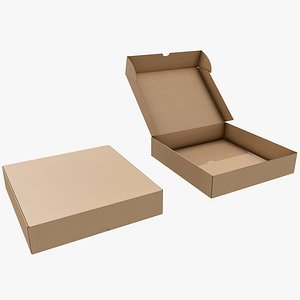 Cardboard Box 8 with Pbr 4K 8K