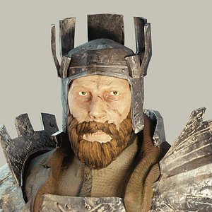 medieval fantasy knight armor 3D model