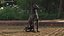 3D model Dutch Shepherd Dog Sitting