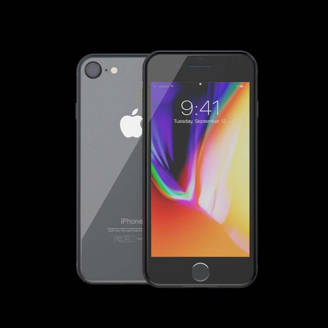 apple iphone 8 3D model https://p.turbosquid.com/ts-thumb/C9/3mySg0/7d4z7hlr/iphone_8_space_gray_0000/jpg/1505637491/1920x1080/fit_q87/fa61e0fe32f8e41e2a7c86523598711c98663d7c/iphone_8_space_gray_0000.jpg