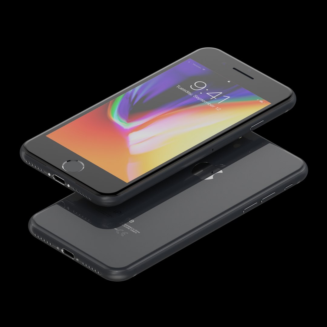 apple iphone 8 3D model https://p.turbosquid.com/ts-thumb/C9/3mySg0/9Sfd46eb/iphone_8_space_gray_0005/jpg/1505637491/1920x1080/fit_q87/2342aaabd467f1619c48d4e9049a609109146b55/iphone_8_space_gray_0005.jpg