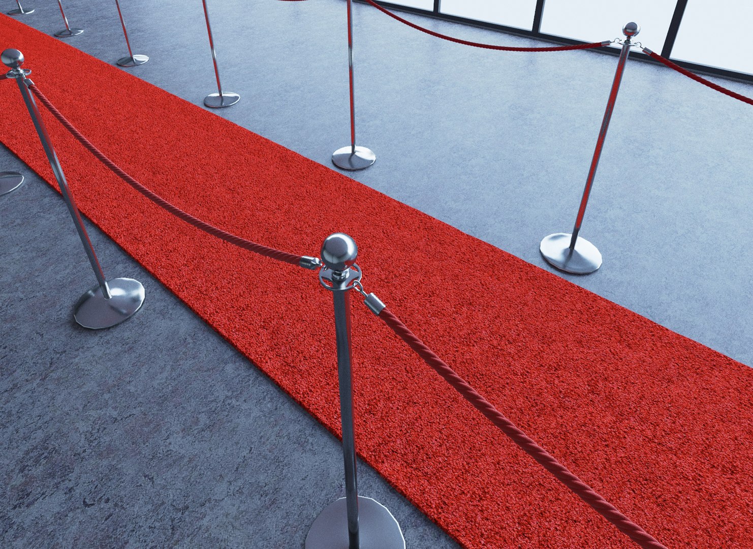 3D Red Carpet Realistic Design TurboSquid 1733926