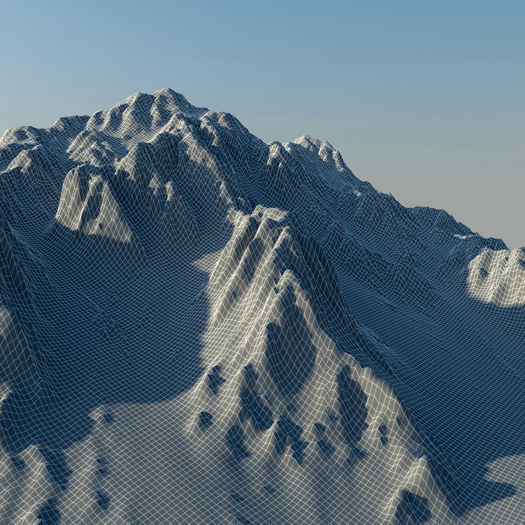 mountain terrain 3d max