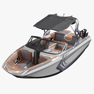 3D Marine Sport Wakeboard Boat
