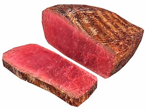 steak meat beefsteak 3D