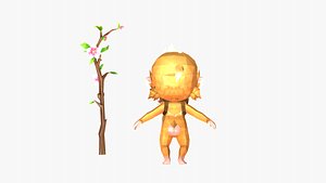 3D Little Monkey