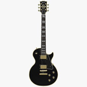 Gibson Les Paul Custom Black Beauty Electric Guitar 3D