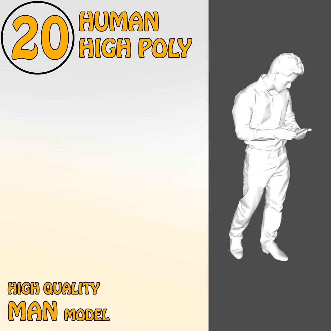3D Human Man Model - TurboSquid 1626924