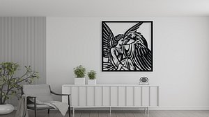 Angel and Eagle Spiritual Wall Art Decor