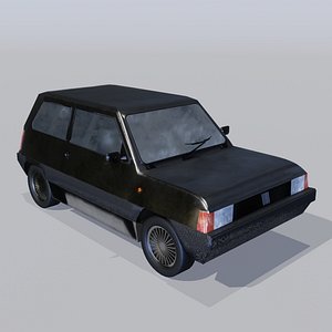 old rusty car vehicle 3D model