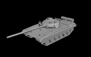 t72a tank 3d model