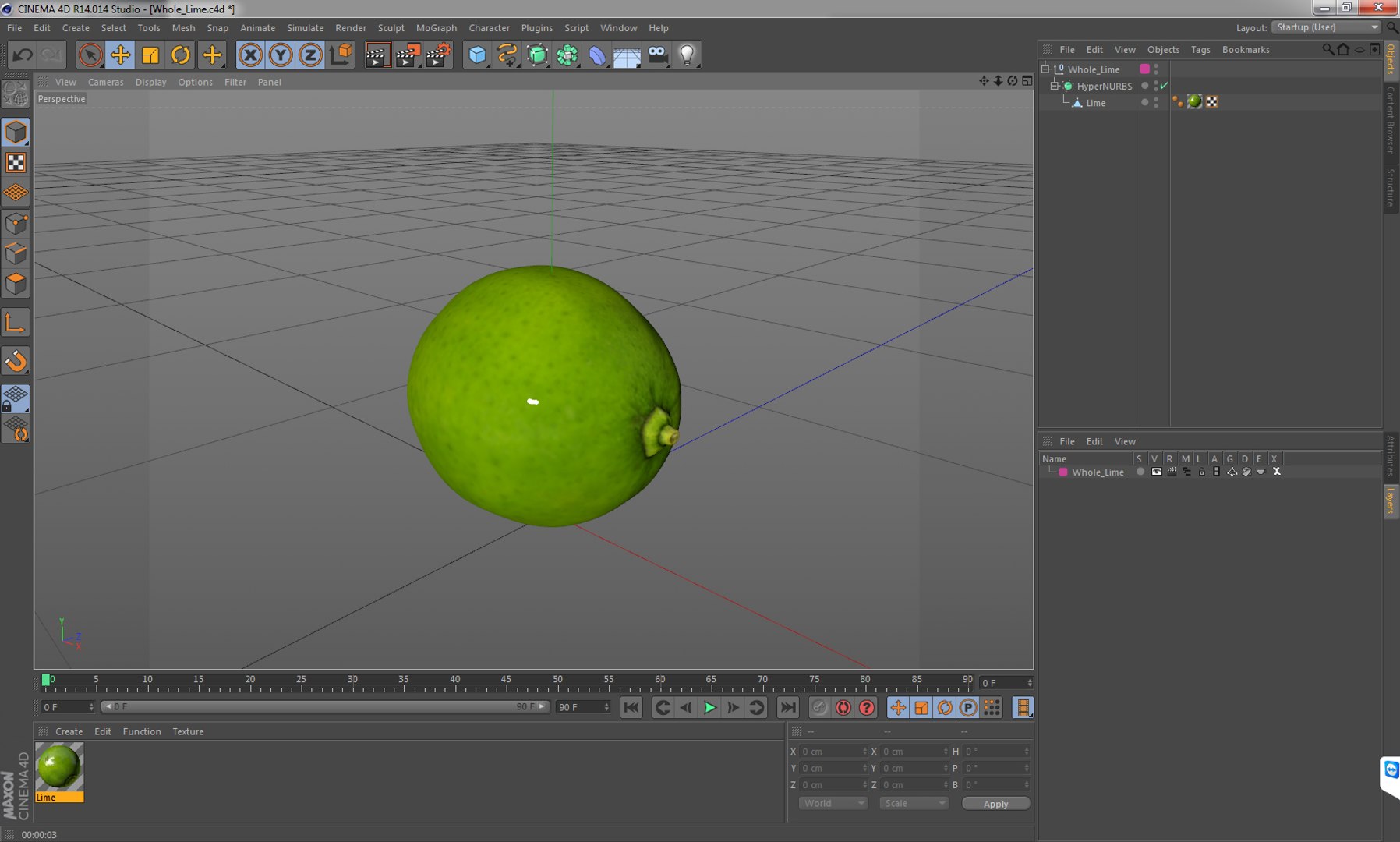 3D Lime Realistic Model - TurboSquid 1172002
