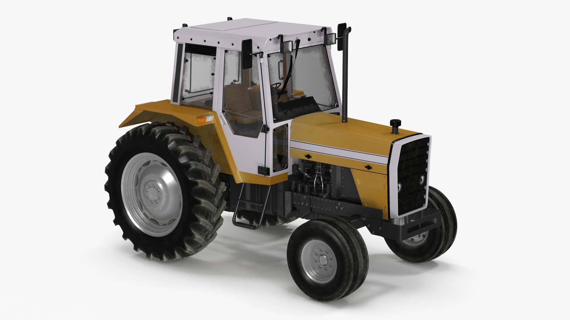 Farm Tractor Rigged For Maya Model - TurboSquid 2226296
