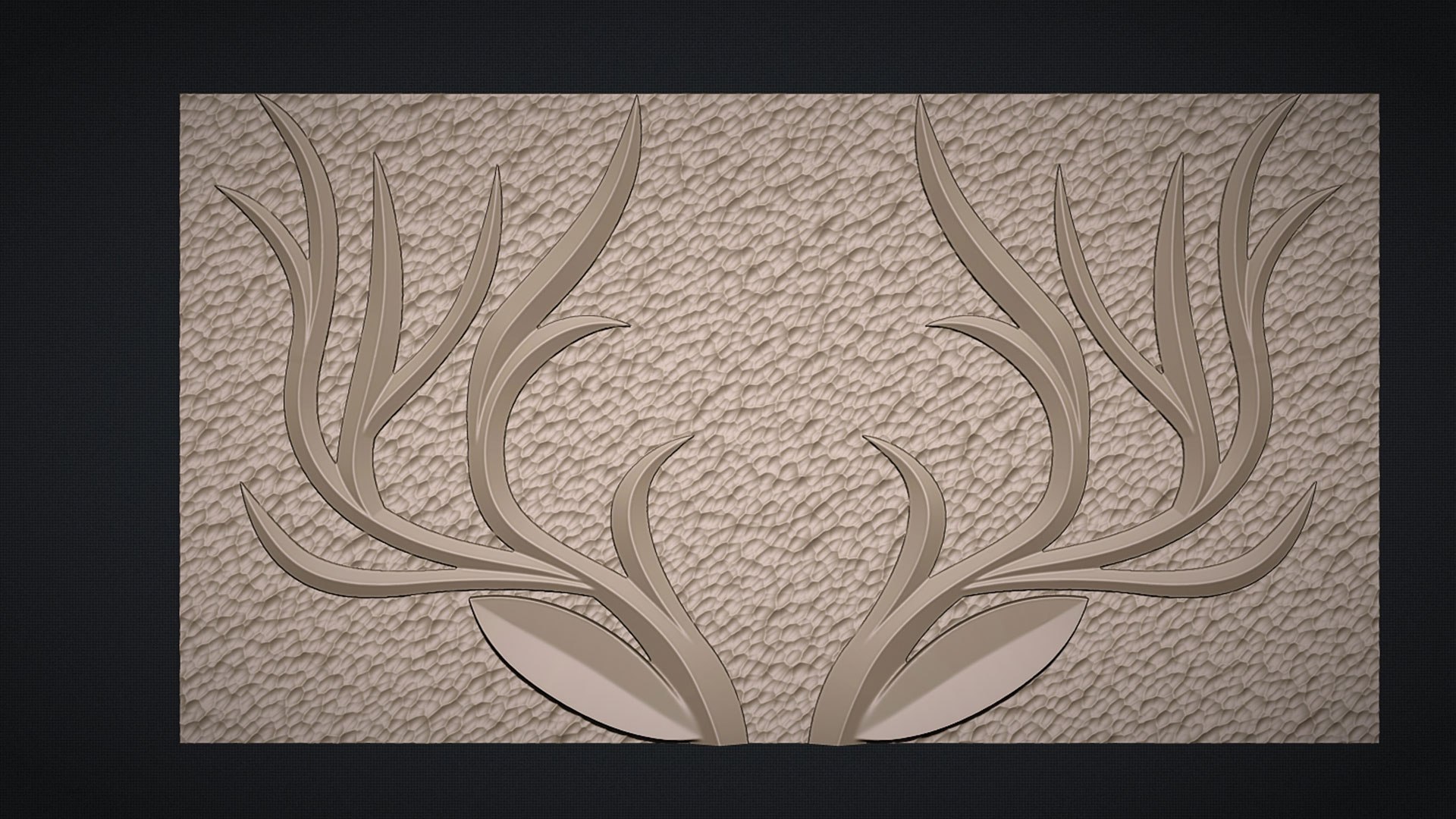 Deer Antler Wall Decor 3D Model TurboSquid 2094338   04 