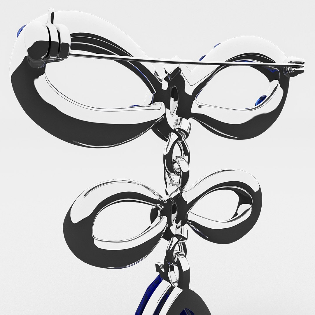 3d Brooch Modelled