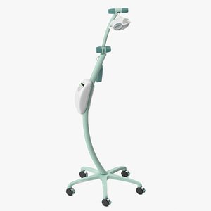 3D Teeth Whitening Floor Lamp Rigged for Maya