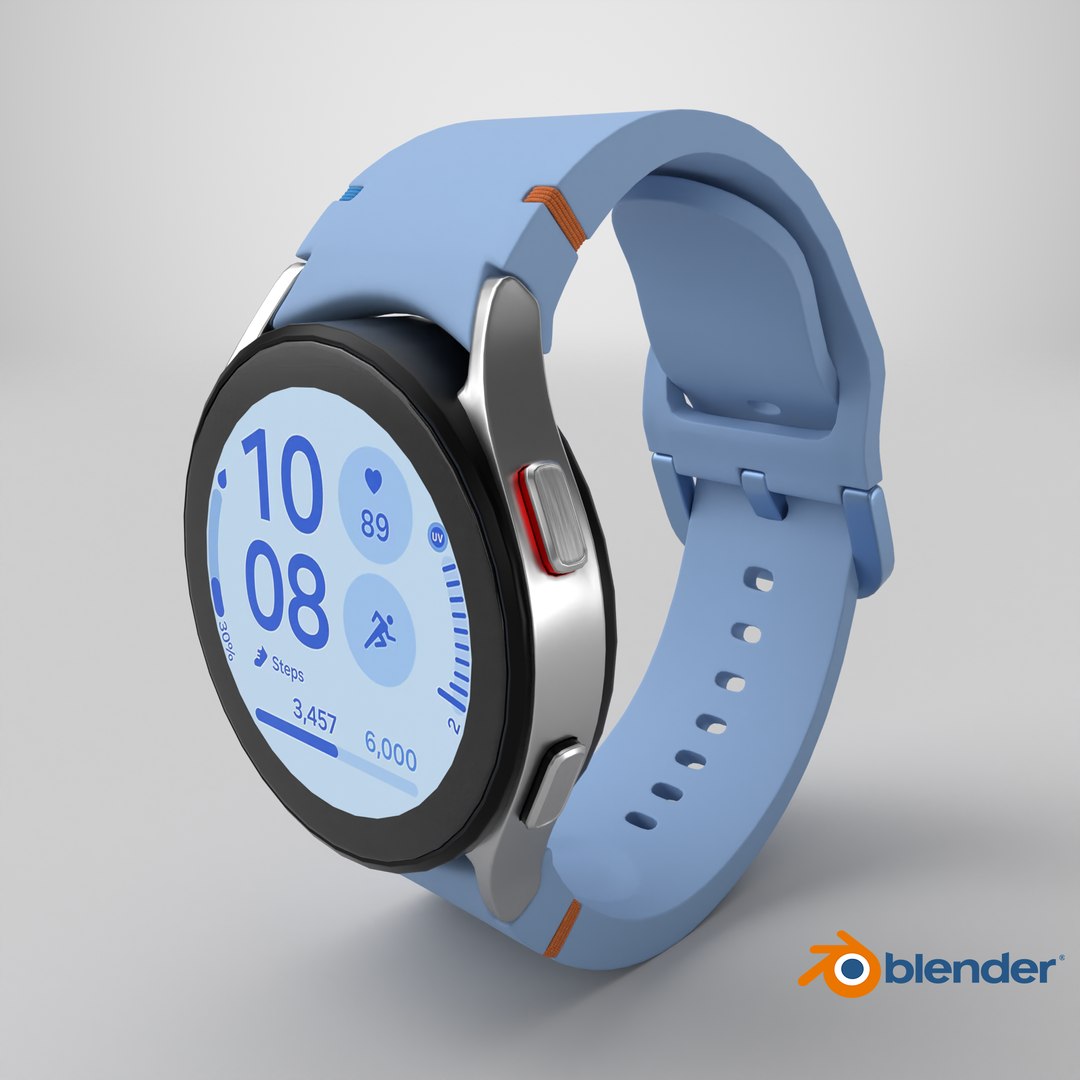 Samsung Galaxy Watch FE Silver model https://p.turbosquid.com/ts-thumb/C9/aWOkBh/Bq/stemcell_blender_cycles_render/png/1720618420/1920x1080/fit_q87/33c2bd38d155e885e886d1e329a558f629a48c98/stemcell_blender_cycles_render.jpg